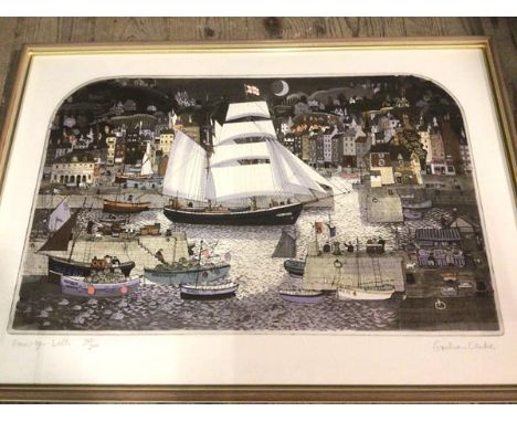 Graham Clarke, Fair-ye-well, limited edition print 107/300, signed bottom right, measures 34cm x 54cm