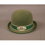 vintage Old Bushmills Whiskey Bowler Hat
