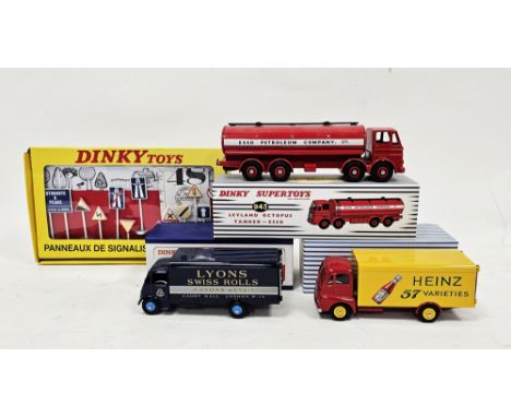 Dinky Supertoys diecast modes to include 943 Leyland Octopus Tanker - Esso, boxed, Dinky Toys 514 Guy Van "Lyons Swiss Rolls"