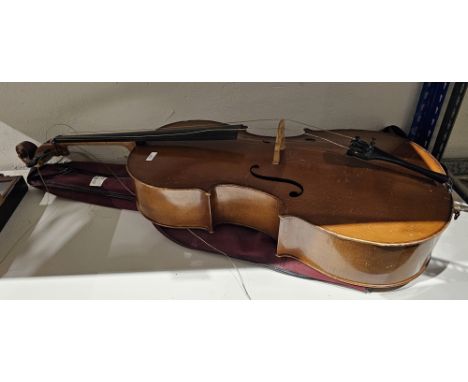20th century cello&nbsp;by Karl Hoefner, with two piece back and paper label&nbsp;Condition ReportAdditional photos added