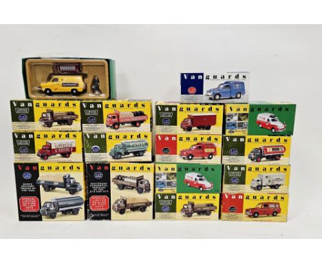 Boxed Vanguards diecast models to include BO1002 Boots Delivery Trucks of the 1960's, WV2002 Whitbread Commercial vehicles of
