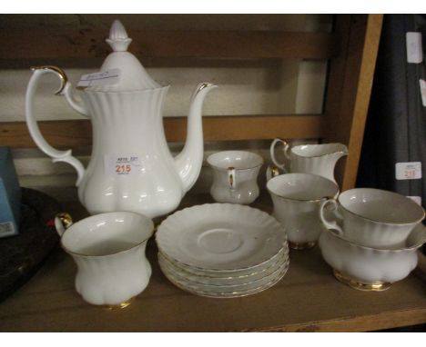 PART SET OF ROYAL ALBERT VAL D’OR TEA WARES 