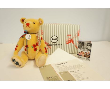 Steiff Ssafa the armed forces bear limited edition (low No10) with box 