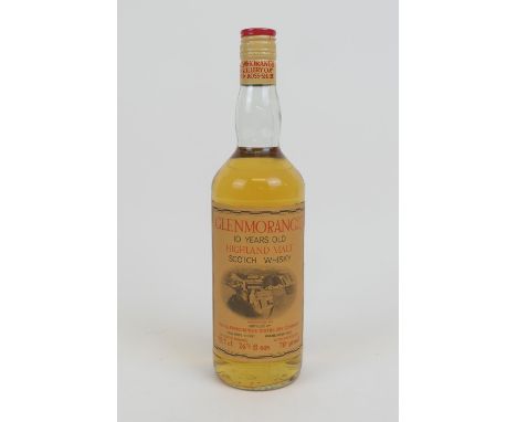 Glenmorangie 10 year old malt Scotch whisky (1bt) (Please note condition does not form part of the catalogue description. We 
