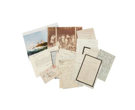  Stevenson, Robert Louis ALS and a small archive autograph letter signed 'Robert Louis Stevenson', no date but July 1874, add