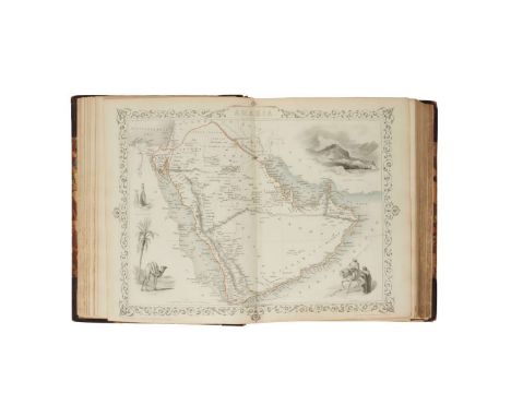  Martin, R. Montgomery The Illustrated Atlas, and Modern History of the World London: J. & F. Tallis, c.1850. 4to, contempora