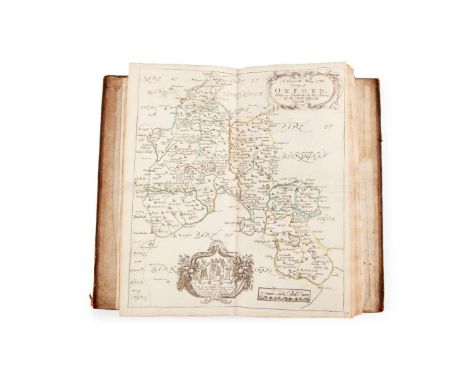  Blome, Richard [A bound collection of county maps] London: some maps dated between 1669-1672, comprising 49 maps:"A Generale