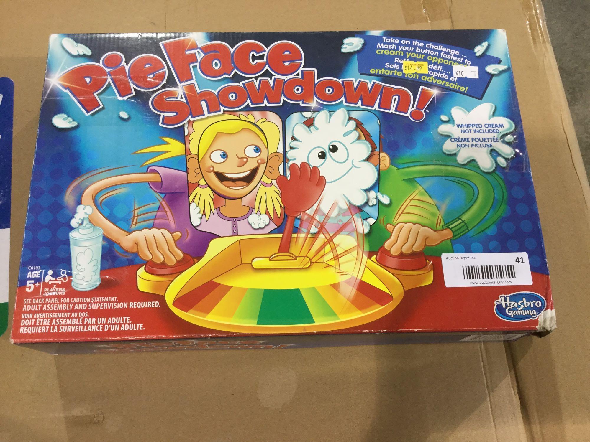 pie face showdown target