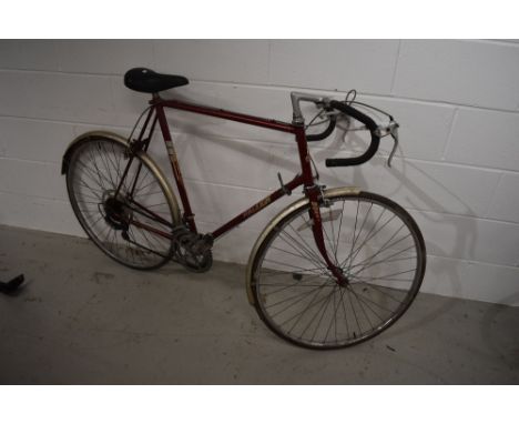 A vintage Raleigh gents racing bike