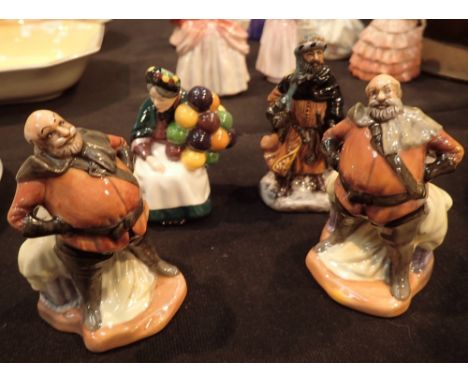 Four small Royal Doulton figurines all first quality CONDITION REPORT: No cracks, chips or visible restoration.