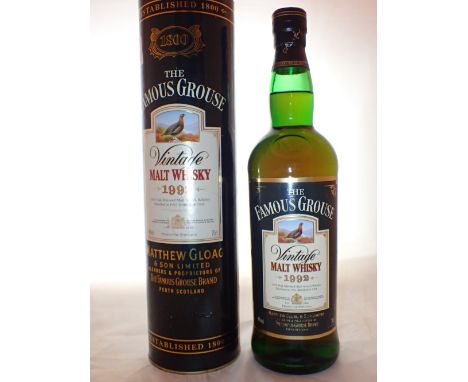 Famous Grouse 1992 vintage Scotch whisky