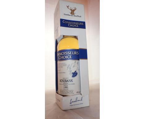Connoisseurs Choice 18 year old Scotch whisky distilled at Rosebank distillery 1991 43% 70cl