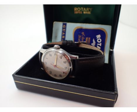 Gents boxed Rotary vintage mechanical wristwatch
