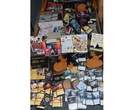TWO BOXES OF COLLECTABLES to include a box of loose and packaged die cast cars to include Matchbox, Hot Wheels, Corgi, etc, a