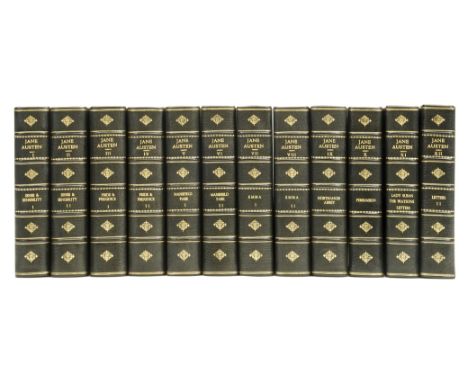 Austen (Jane) The Novels, 12 vol. including 2 vol. Letters, "Winchester Edition", 2 vol. Letters revised edition, half-titles
