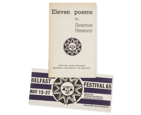 Heaney (Seamus) Eleven Poems, first edition, second issue on wove paper, with ten-pointed star to upper cover printed in dark