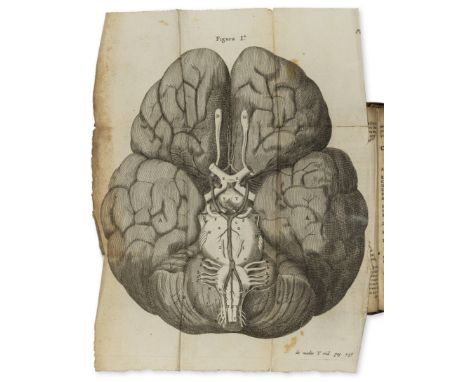 Medicine.- Willis (Thomas) Cerebri anatome, nervorumque descriptio & usus...De ratione motus musculorum..., 2 parts in 1, tit