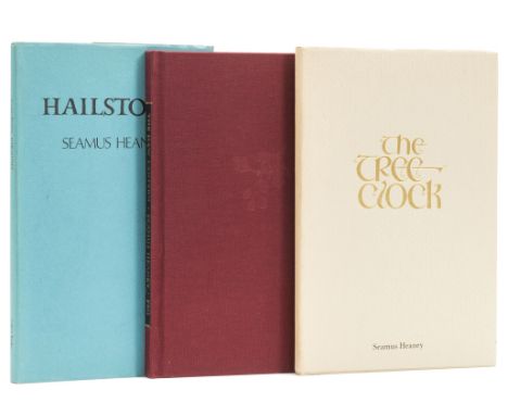 Heaney (Seamus) Hailstones, one of 250 copies signed by the author on title, original cloth, dust-jacket, spine slightly fade