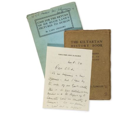 Gregory (Isabella Augusta, Lady) The Kiltartan History Book, first edition, signed presentation inscription from the author t