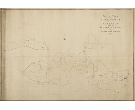 Somerset, Penselwood. Plan of the Property in the Parish of Penselwood in the County of Somerset Belonging to the Rt. Hon. Ea