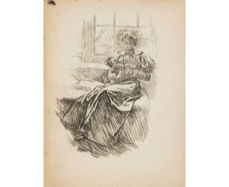 Essex.- Townsend (Frederick Henry, 1868-1920) [Sketchbook], early sketchbook containing c.100pp. of pencil drawings including