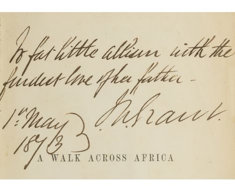 Africa.- Grant  (James Augustus) A Walk across Africa or Domestic Scenes from my Nile Journey, first edition, half-title, sig