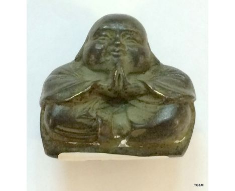 Small aged Bronze Buddha