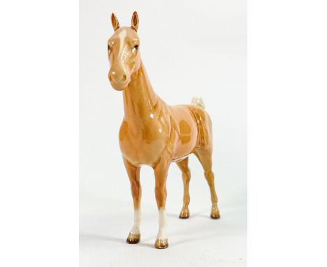 Beswick rare Palomino Hackney horse 1361: Early light palomino colours. 