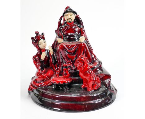 Peggy Davies No 76 of 100 limited edition Ruby Fusion figure Kublai Khan: 