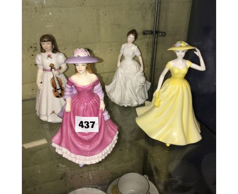 ROYAL DOULTON FIRST PERFORMANCE, SUMMER BREEZE, SPRINGTIME AND HARMONY BONE CHINA FIGURINES