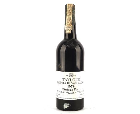 Port ; Taylors, Quinta De Vargellas 1978 vintage port, Taylor, Fladgate & Yeatman. (1)