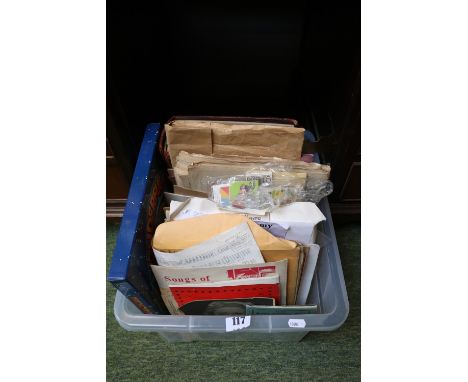 Collection of assorted Vintage Ephemera to include Assorted Playbills, Ordnance Maps etc.
