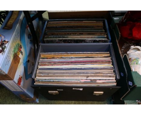 2 Cases of assorted Vinyl Records to include Elvis, The Temptations etc.