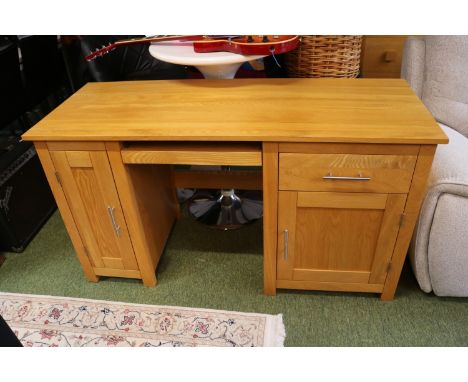 Modern Light Oak Computer desk 