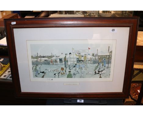 'Its a Dogs life' by G W Woods signed in Pencil with blind stamp 