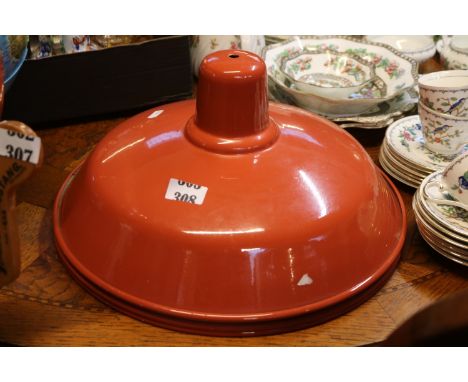 Set of 3 Enamelled Lamp shades 