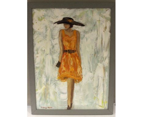 Tiffany Muroo Oil on Board. A number of Muroo's works are available via Saatchi Art. Muroo is a self taught oil painter and a