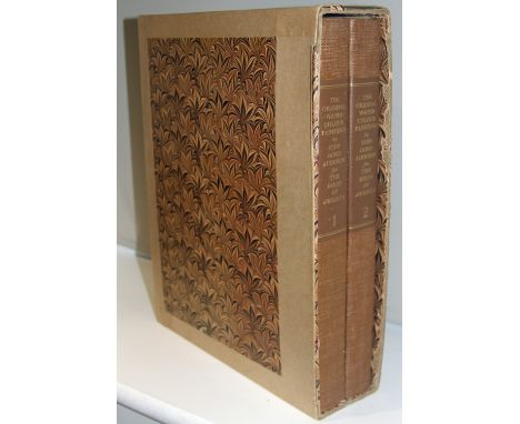 John James Audubon 2 Volumes "Birds of America" in Slip Case. The first edition thus of this fine example of this two volume 