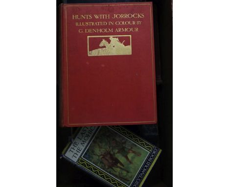 SURTEEES, Robert - Hunts with Jorrocks,: tipped-in plates after G. Denholm Armour, cl., 4to.; together with 8 other volumes. 
