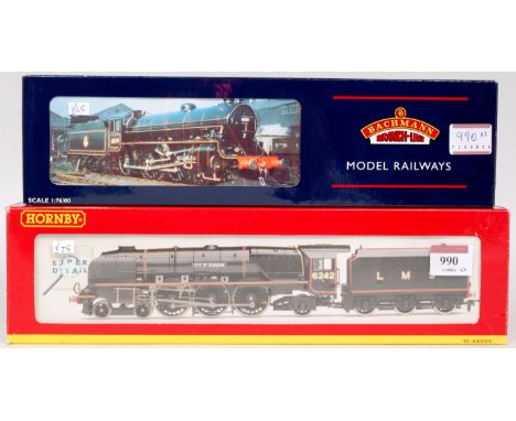 Bachmann and Hornby Locomotive Group, 2 examples to include Bachmann 31-712 B1 61000 "Springbok" BR lined, requires a gentle 