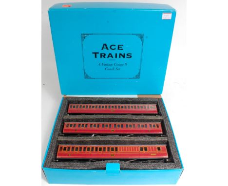 ACE trains code C/1 HRCA 30th Anniversary 3 car set comprising all 1st class, all 2nd class and a brake 2nd class (VG-BG) inf