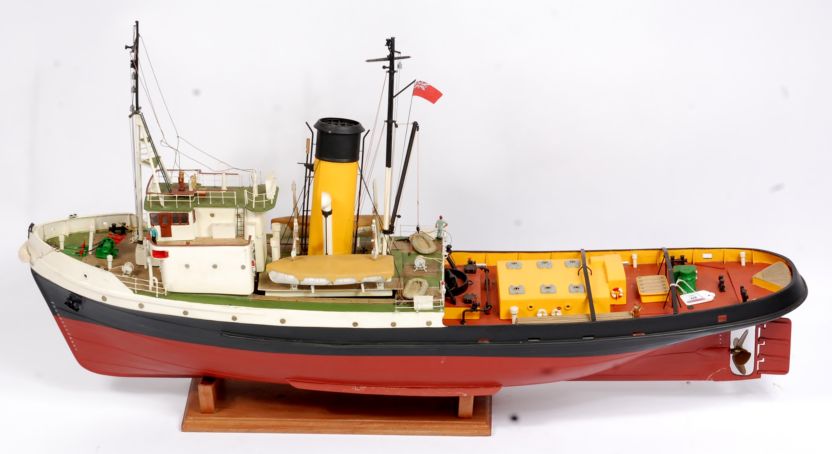 Model Slipway 1/48th scale model of a Envoy Civilian Tug, finished with ...