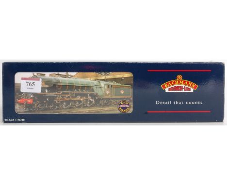 A Bachmann 32-551 BR green class A1 4-6-2 'Aberdonian' No. 60158 on smokebox but 60163 on both cabsides (factory error?) (NM,