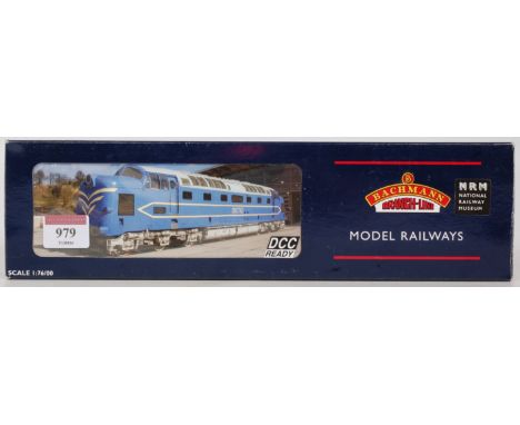 A Bachmann 32-521 (NRM exclusive) prototype 'Deltic' Co-Co diesel locomotive, DCC ready, weathered edition (VGNM-BVG)