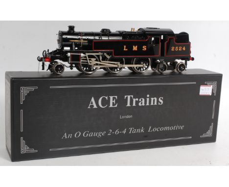 ACE trains code E/8 black gloss lined LMS 2-6-4 stanier tank engine 3 cylinder NO. 2524 (VG-BVG) with instructions