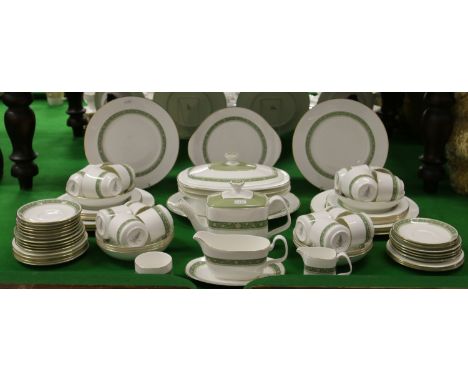 A Royal Doulton tea and dinner service decorated in the Rondelay pattern, approximately seventy pieces.