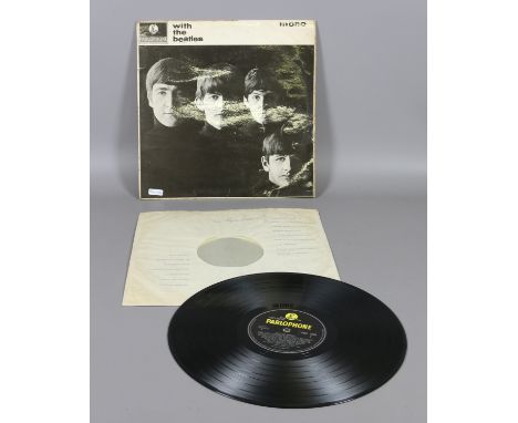 A first edition mono "with the Beatles album" number P.M.C 1206 with flip over sleeve marked Garrod and Lofthouse Ltd.