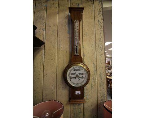 Oak barometer