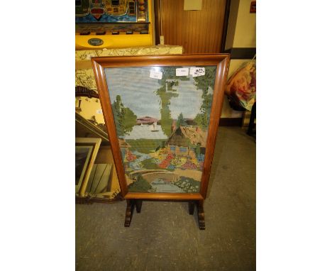 Tapestry firescreen