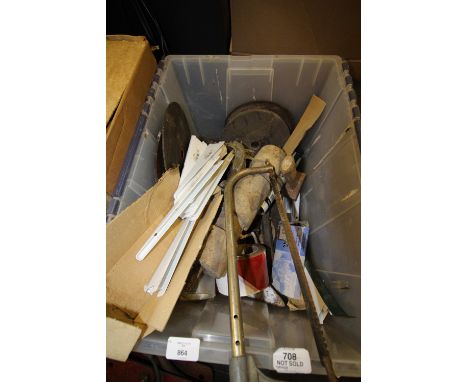 Box of misc tools and parts